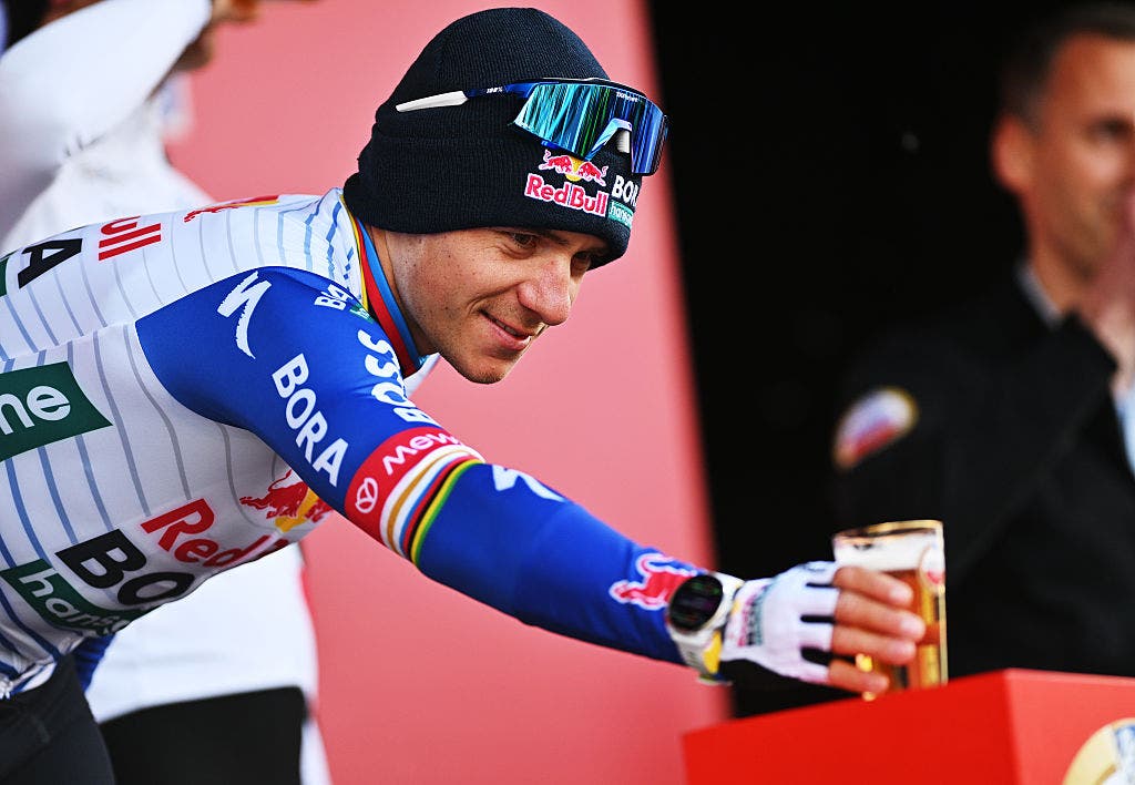 Evenepoel's rollercoaster season hit its highest point when he won Amstel Gold Race.