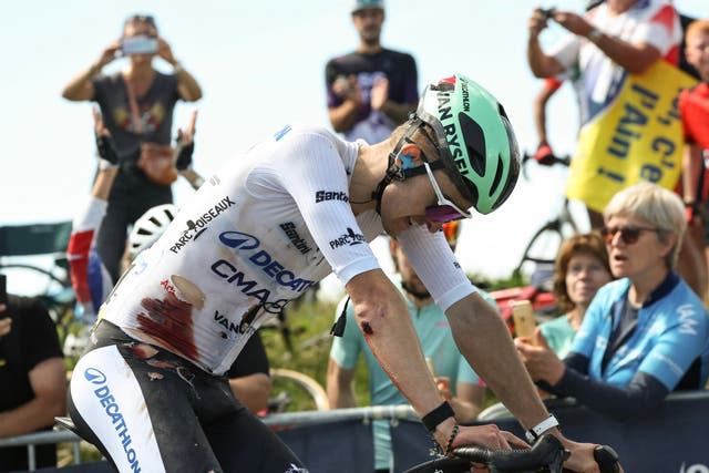 I Slid like a Toboggan on My Front: Paul Seixas Battered but Saves Race Due to One Kit Choice