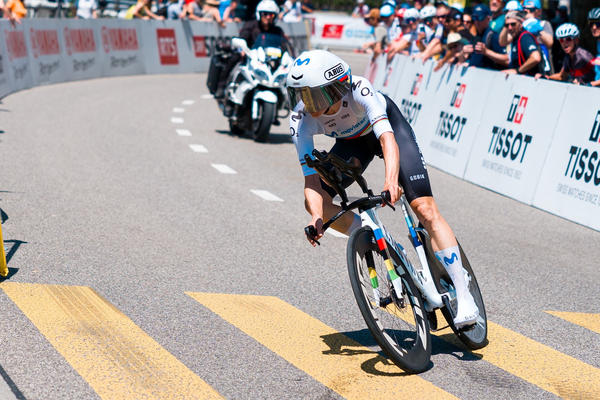 Marlen Reusser looked very aero and blasted around the course to win the TT (Photo: Pascal von Büren/Eurasia Sport Images/Getty Images)