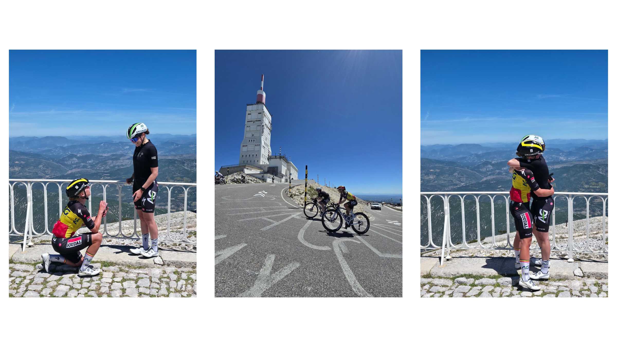 Belgian Cyclist Justine Ghekiere Proposes on Iconic Mont Ventoux During Tour de France Femmes Victory