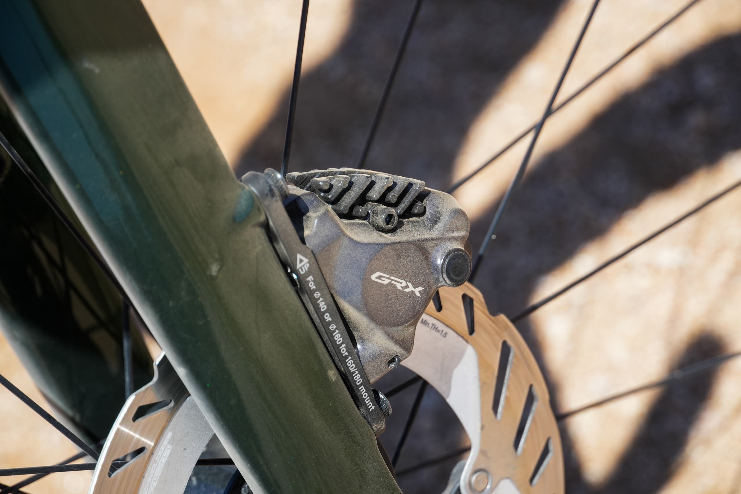 Shimano GRX review brakes