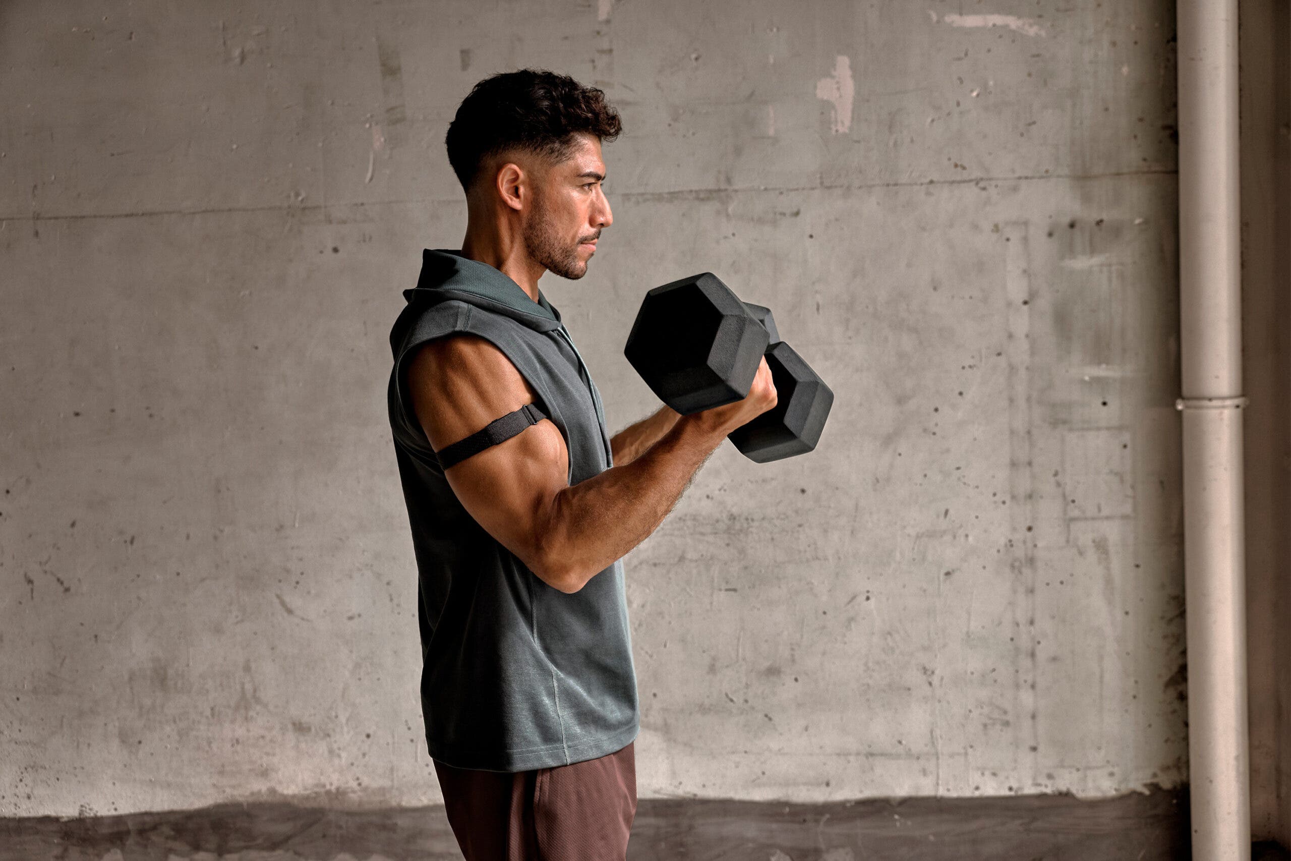 Garmin Cirqa as bicep HR monitor