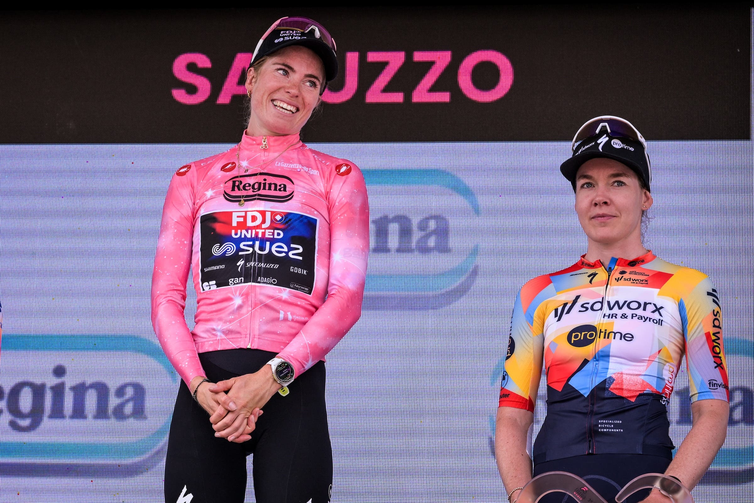 Demi Vollering overhauled race leader Anna van der Breggen to win the Giro d'Italia Women (Photo: Andrea Amato/NurPhoto via Getty Images)