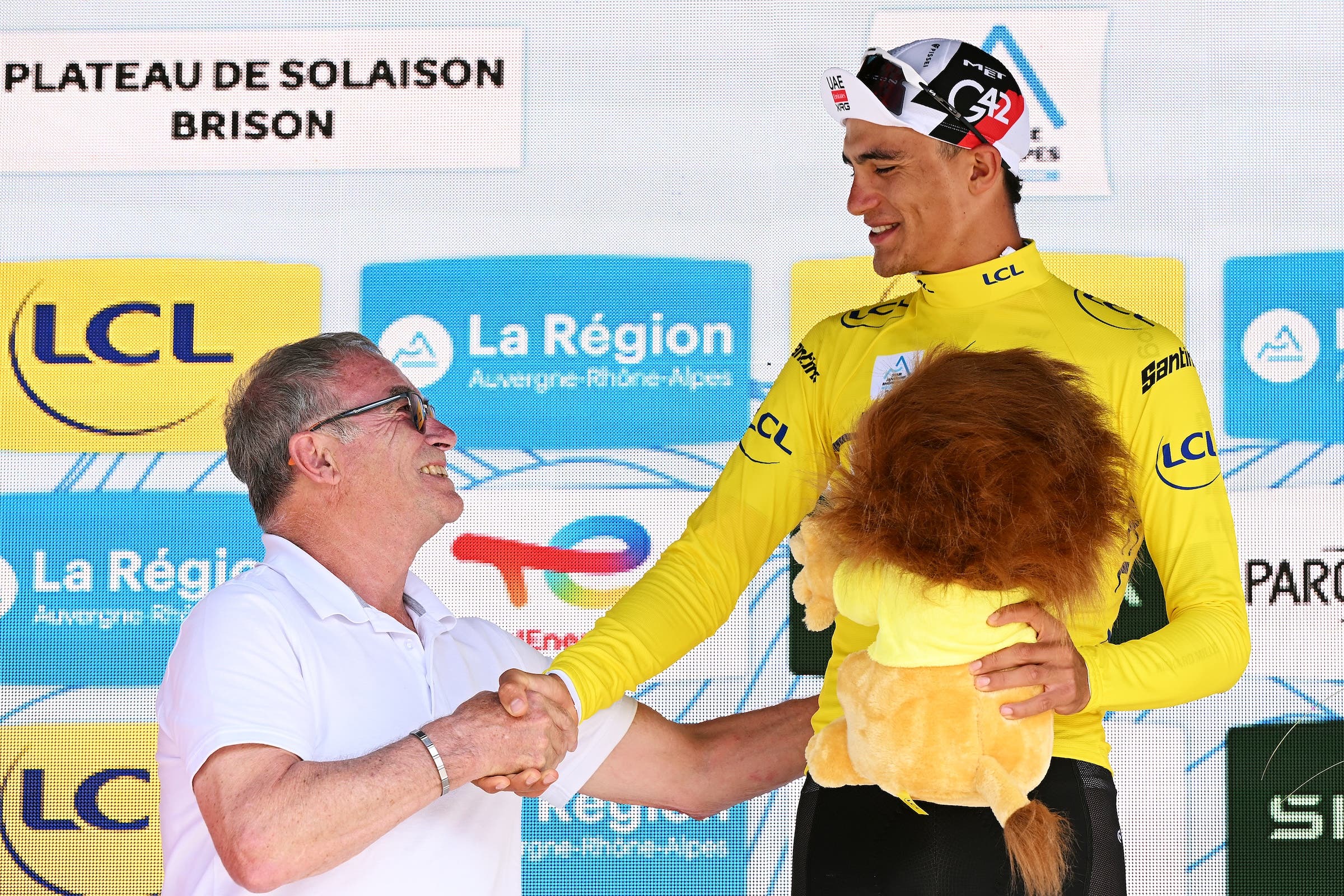 Isaac Del Toro was lauded by Bernard Hinault at the Tour Auvergne-Rhone-Alpes (Photo: Dario Belingheri/Getty Images)