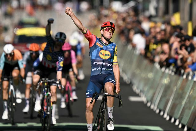 Tour de France stage 4: Pedersen Aces Sprint from Breakaway, Træen Scoops Yellow