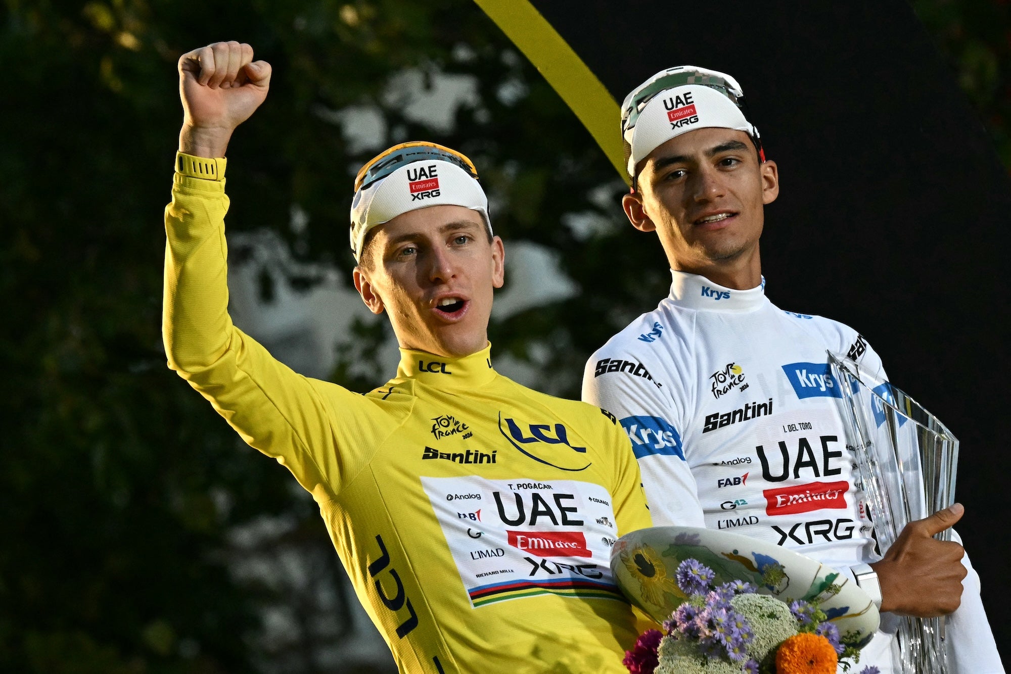 Cake baker Isaac Del Toro prize money from the Tour de France