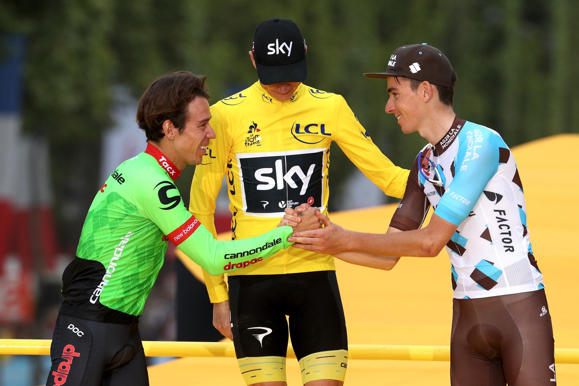 The battle between Chris Froome and Rigoberto Uran during the 2017 Tour was the tightest in recent years (Photo: Chris Graythen/Getty Images)