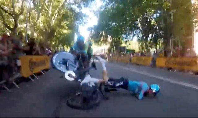 Two Massive Crashes Rock Tour de France Team Time Trial