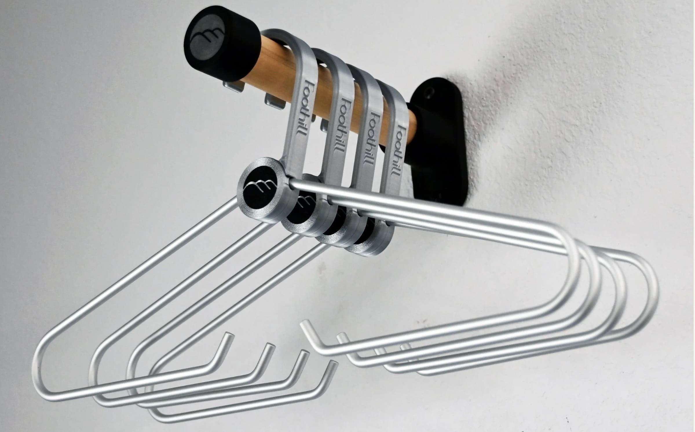 Fancy cycling coat hanger
