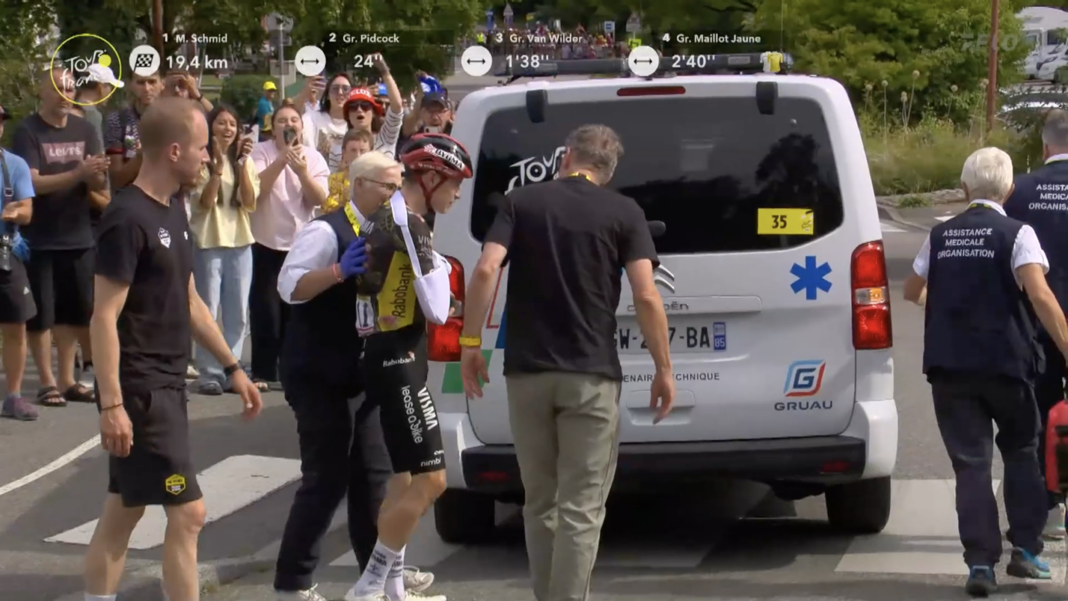 Vingegaard's quest for a third victory at the Tour de France ended on stage 15.