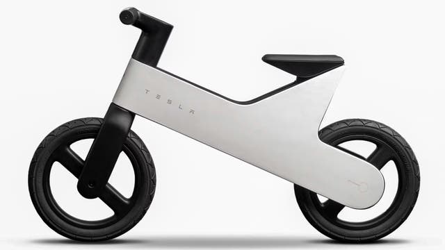 Tesla’s New “Balance Bike for Kids” Is a Futuristic Balance Bike for Kids