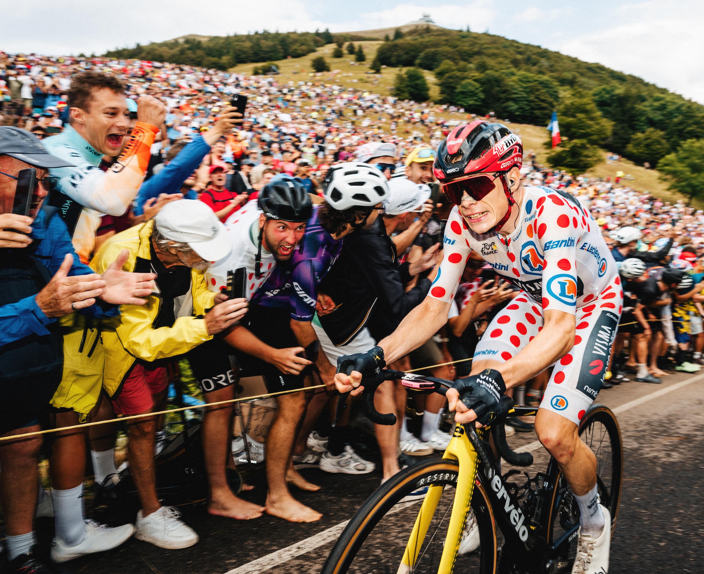 Jonas Vingegaard is the only rider to beat Tadej Pogačar in the Tour's GC (Photo: Gruber Images)