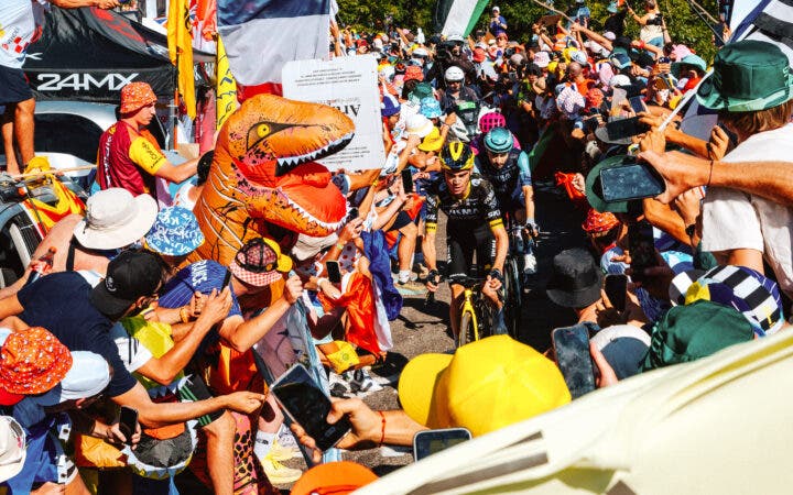 Sepp Kuss on Alpe d'Huez