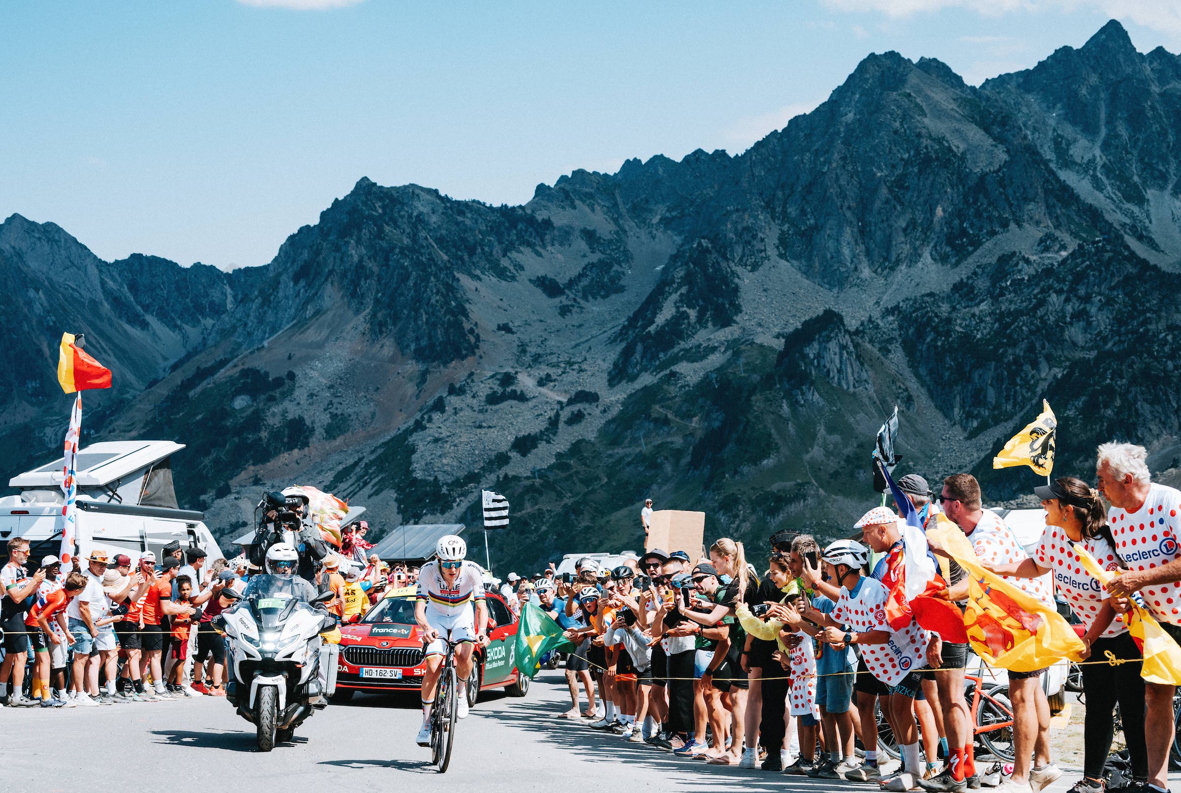 Tadej Pogacar sets Col du Tourmalet record tour de france stage 6
