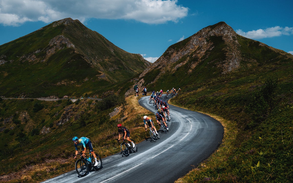 The Tour de France Sprayed Roads White t