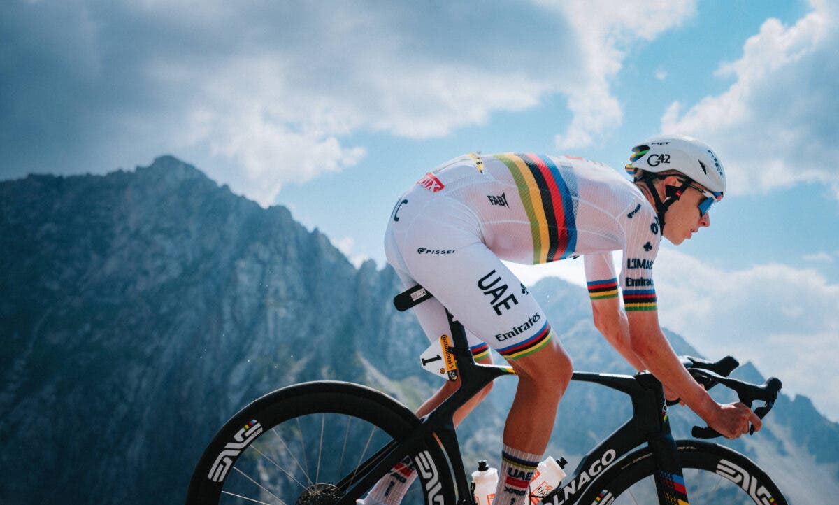Tour de France dominator Pogačar has been seen wearing a CORE temperature sensor during racing. He's also known to have recently increased his heat training regimen.