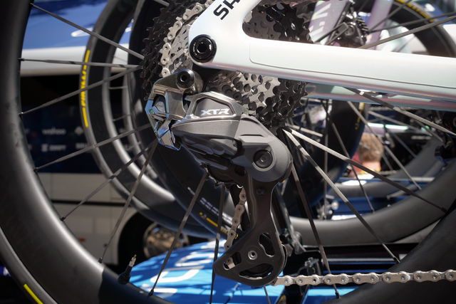 Spotted: Van der Poel Runs Mountain Bike Derailleur at the Tour de France