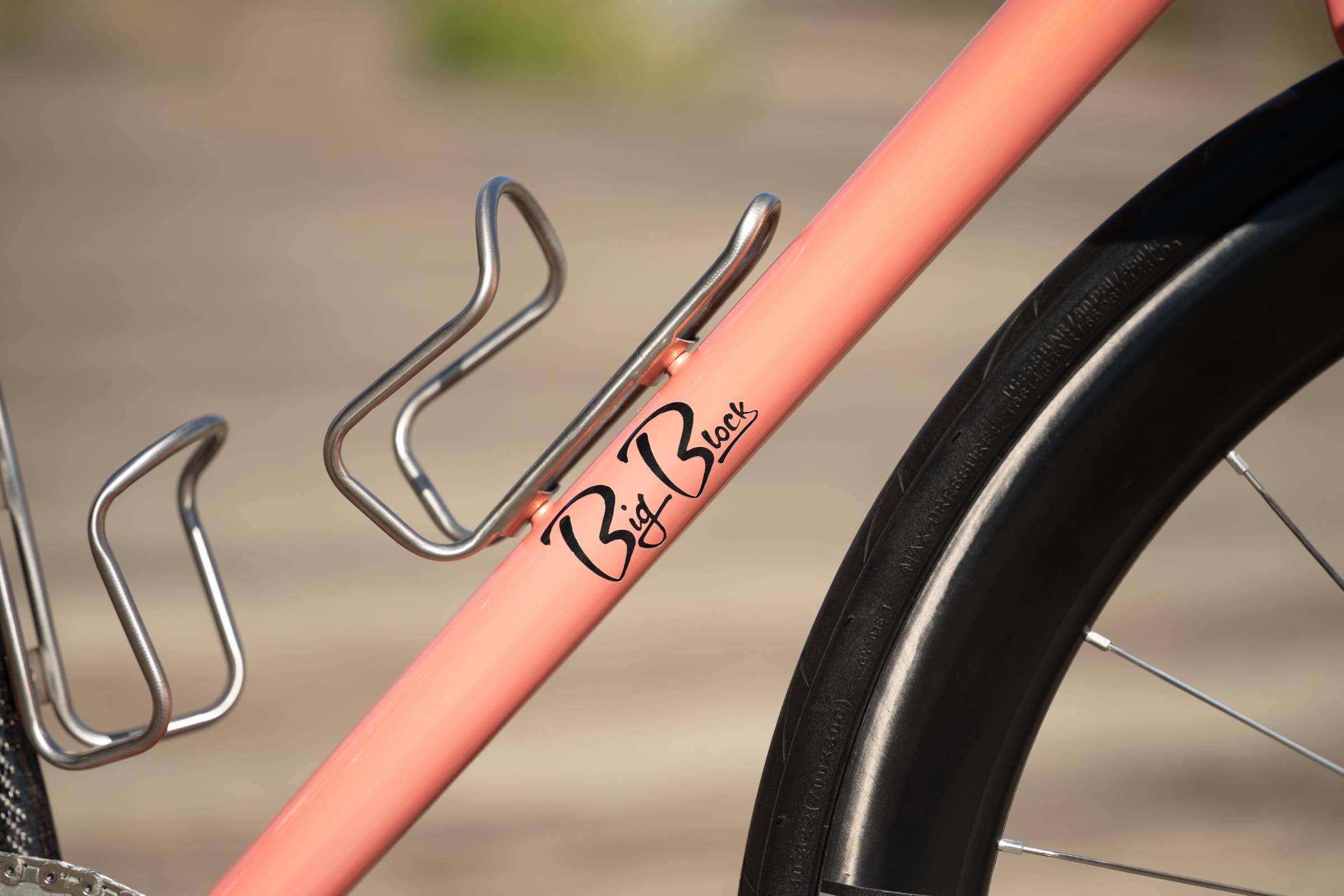 Big Block 427 road bike at the MADE bike show