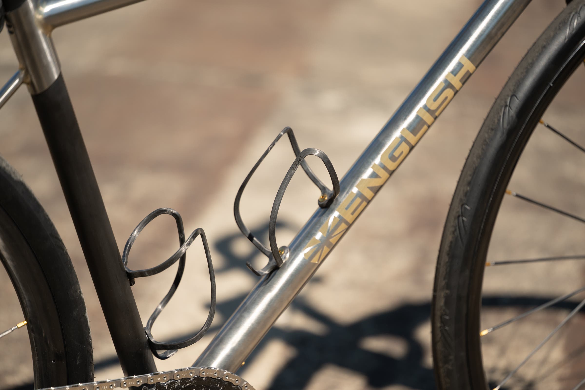 English Cycles 13lb steel climbing bike at the made show