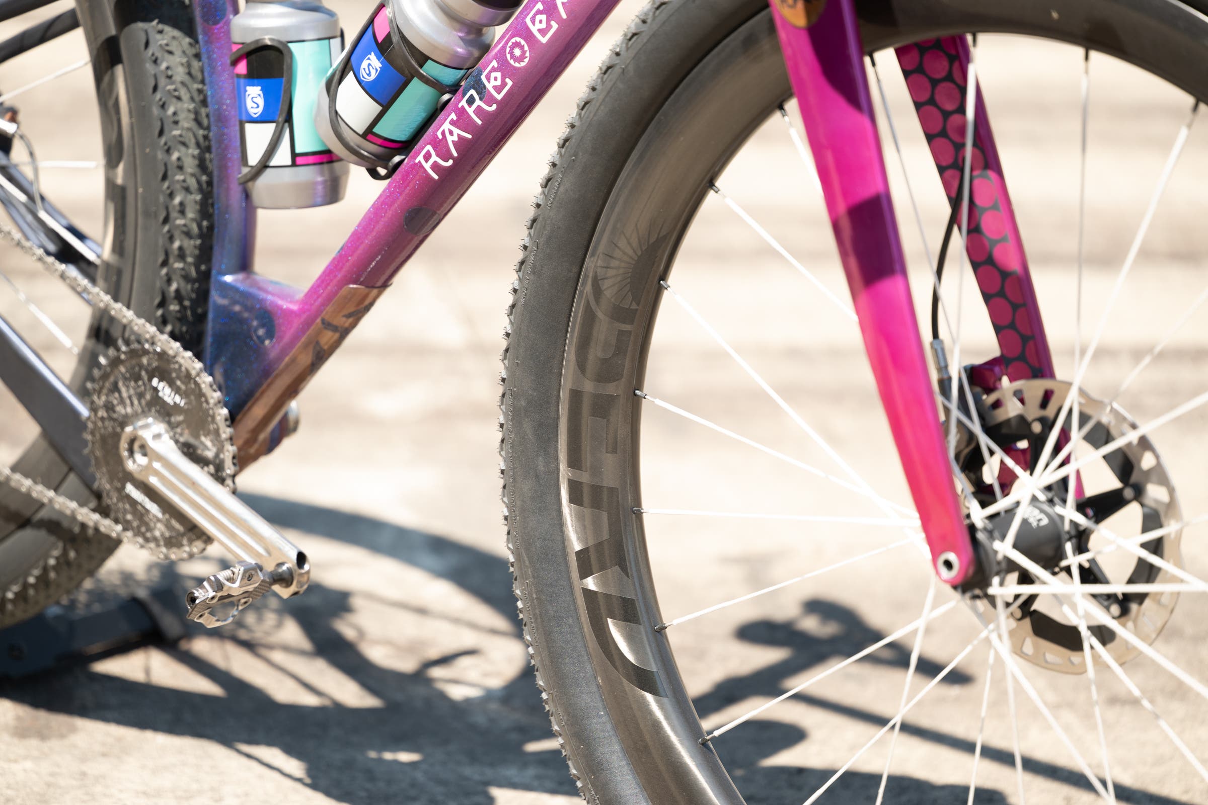 Rare Earth Cycle 32-inch aero gravel bike at the MADE show