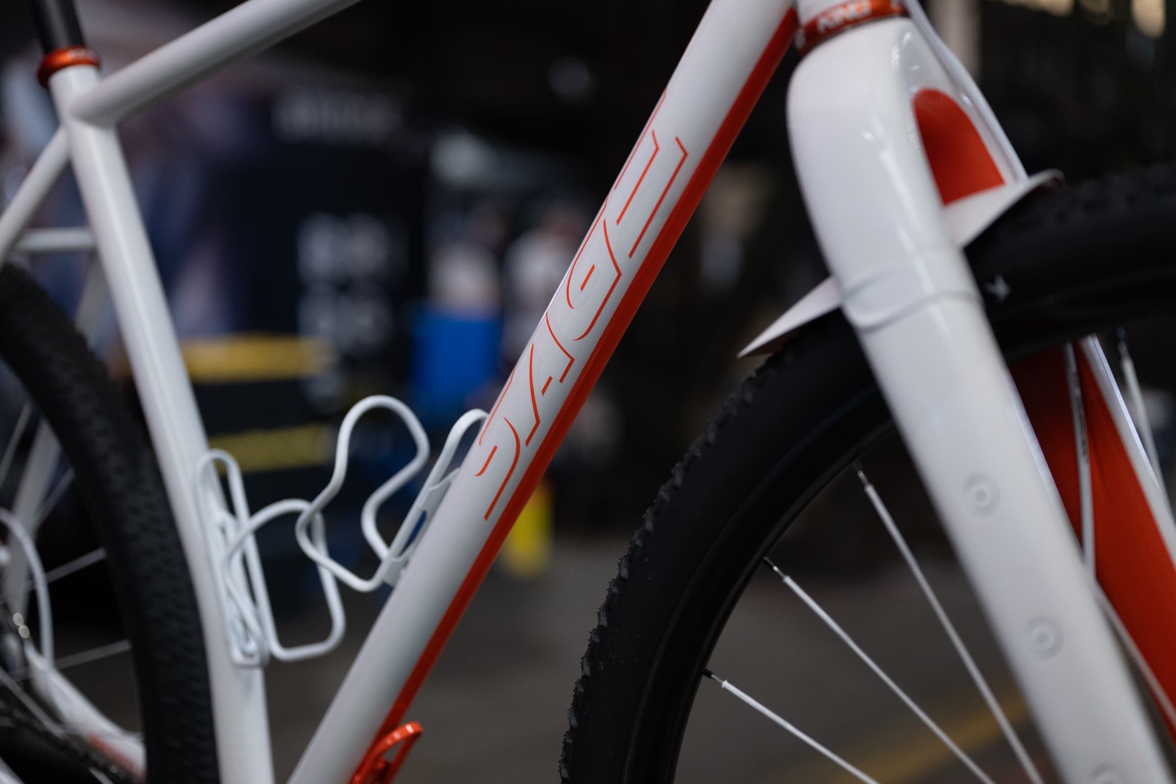 Sage titanium 32-inch bike at MADE bike show