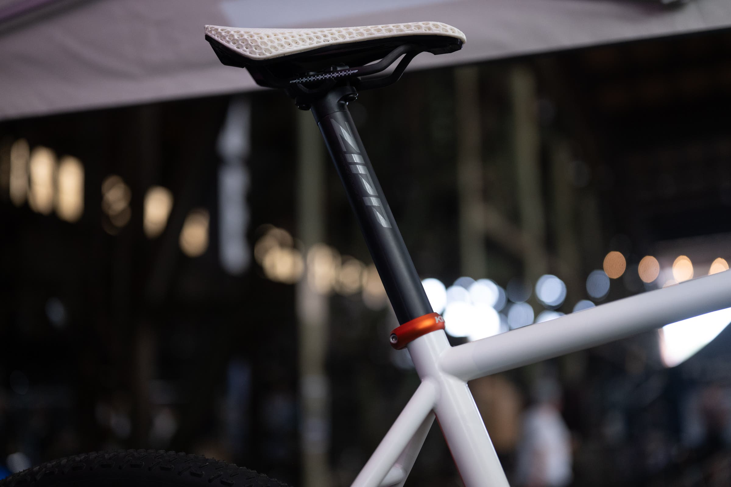 Sage titanium 32-inch bike at MADE bike show