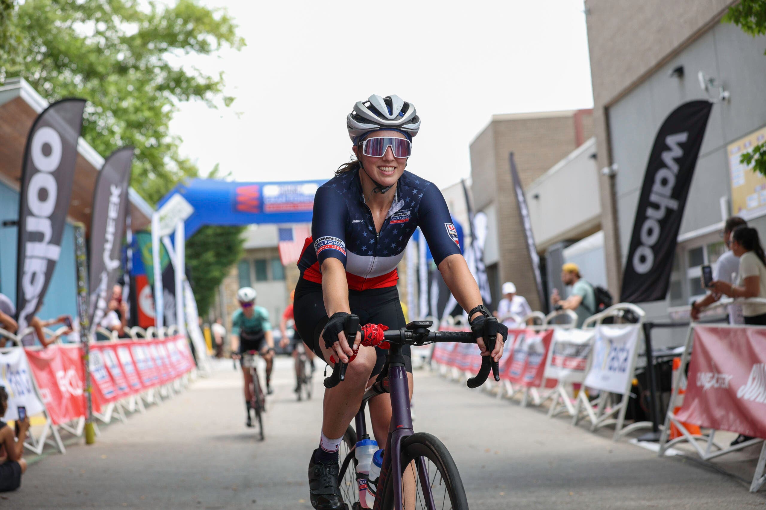 Gran Fondo National Series Asheville Finish line