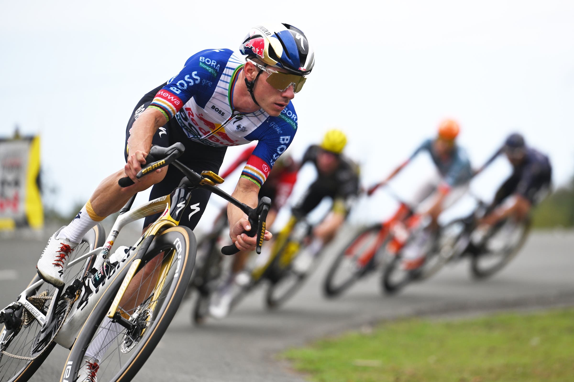 Remco Evenepoel (Red Bull Bora-Hansgrohe) was recently second overall in the Tour de France (Photo: Antonio Baixauli/Getty Images)