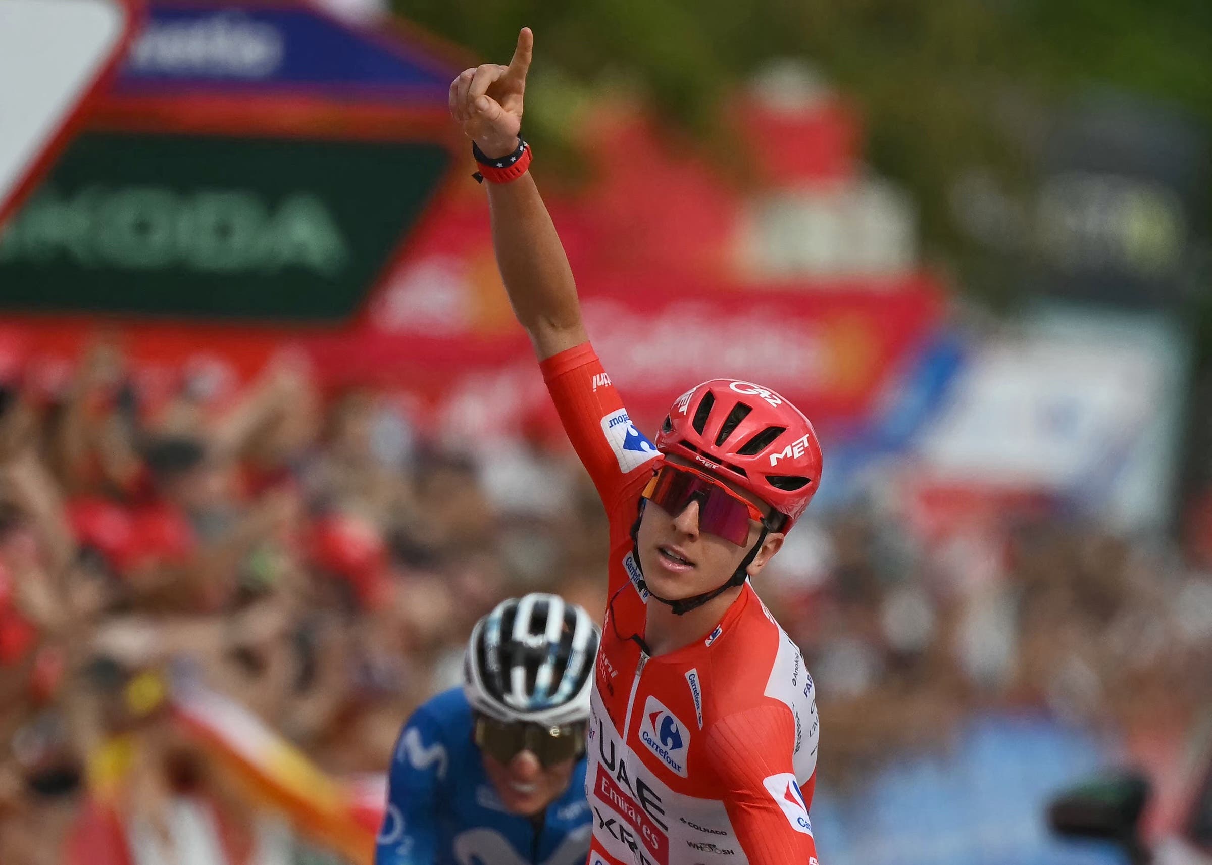 Withdrawing from the Vuelta after such good form is a blow to Pogačar (Photo: Jose Jordan / AFP)