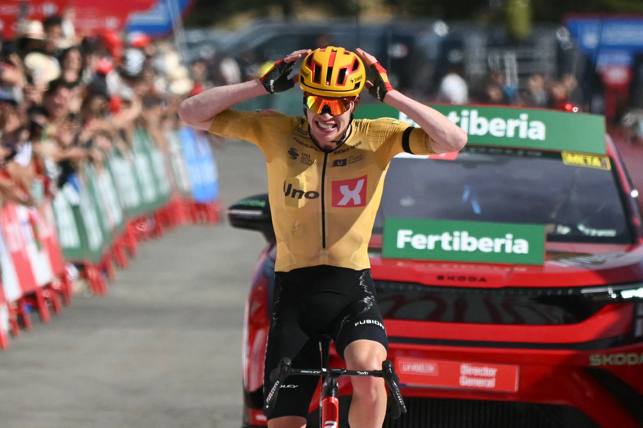 Uno-X went 1-2 on stage 7 of the Vuelta a España