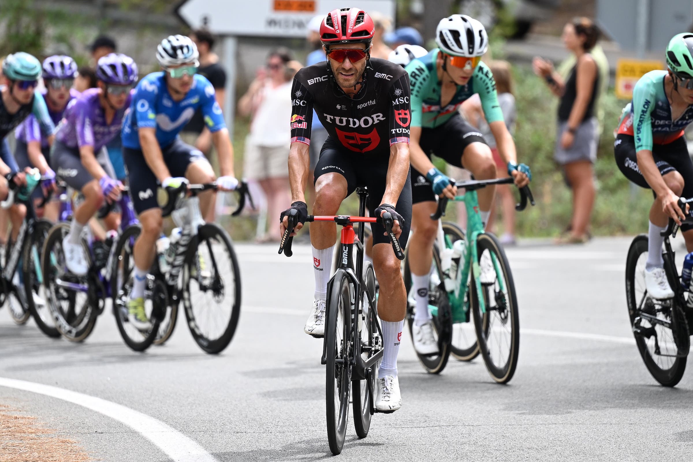 US rider Larry Warbasse (Tudor Pro Cycling) gave an insight into the stage 8 crash (Photo: Tim de Waele/Getty Images)
