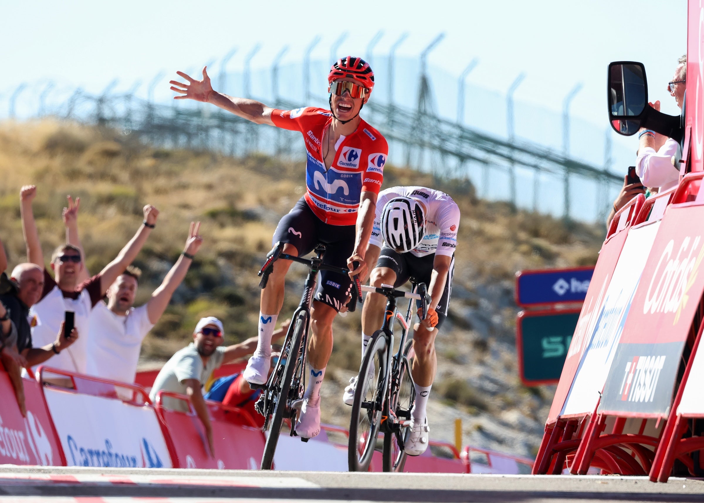Enric Mas wins stage 9 of the Vuelta a España (Photo: Alexander Hassenstein/Getty Images)