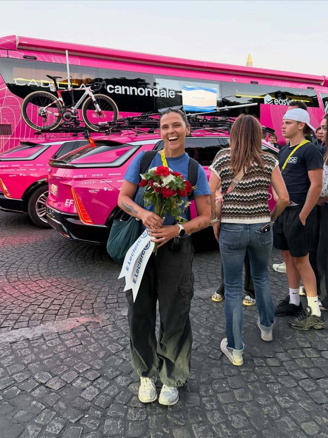 Hannah at the Tour