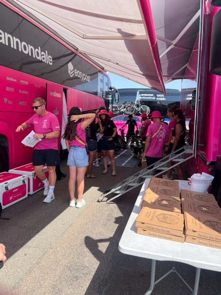 Pizza party at EF Education-Oatly