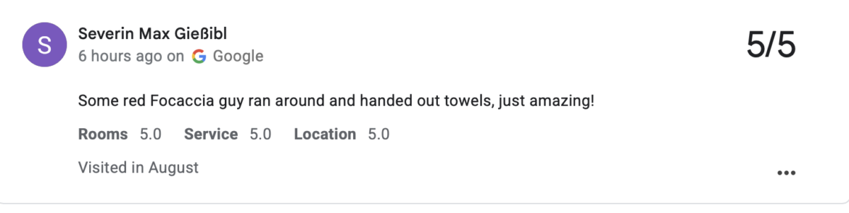 Vuelta a España hail hotel review