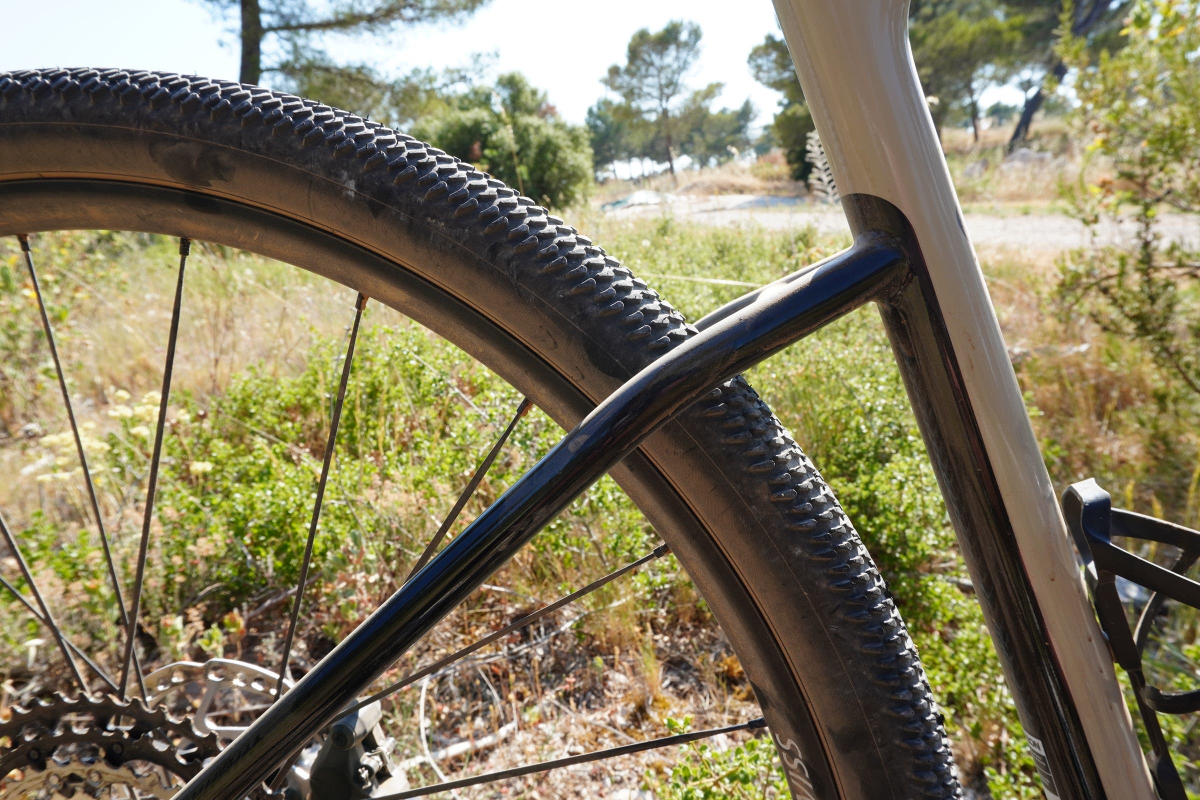 Van Rysel EDR-G curved seat stay