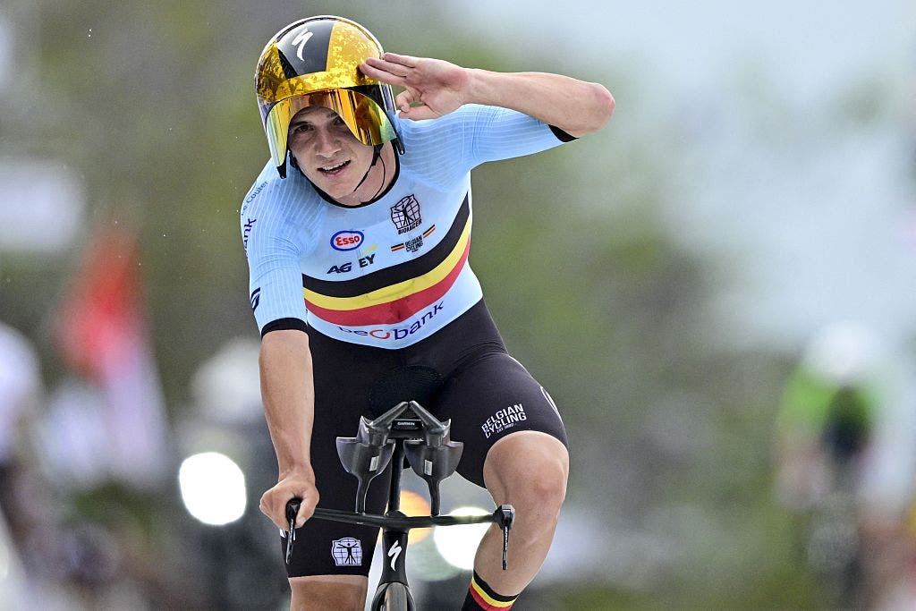 Remco time trial worlds Kigali 2025