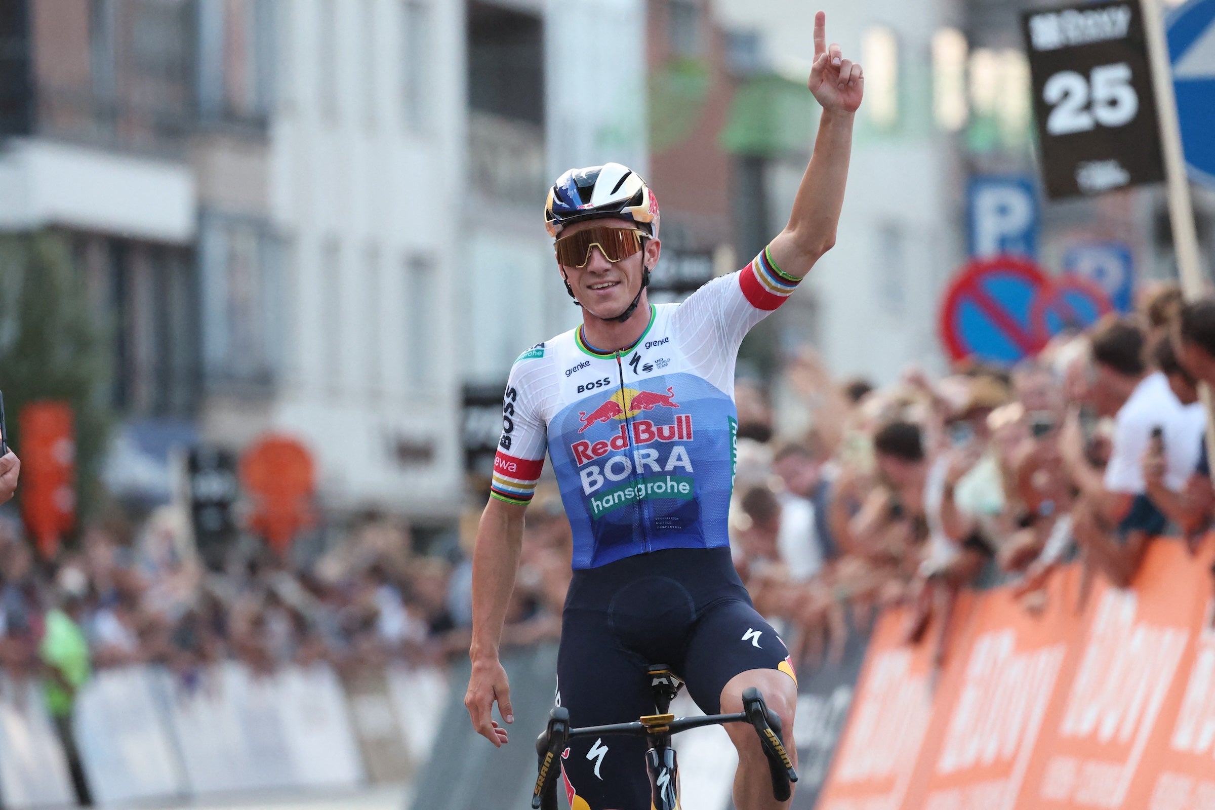 Remco Evenepoel will be one of the top favorites for the two WorldTour races in Canada plus the world championships (Photo: Kurt Desplenter/Belga Mag via AFP)