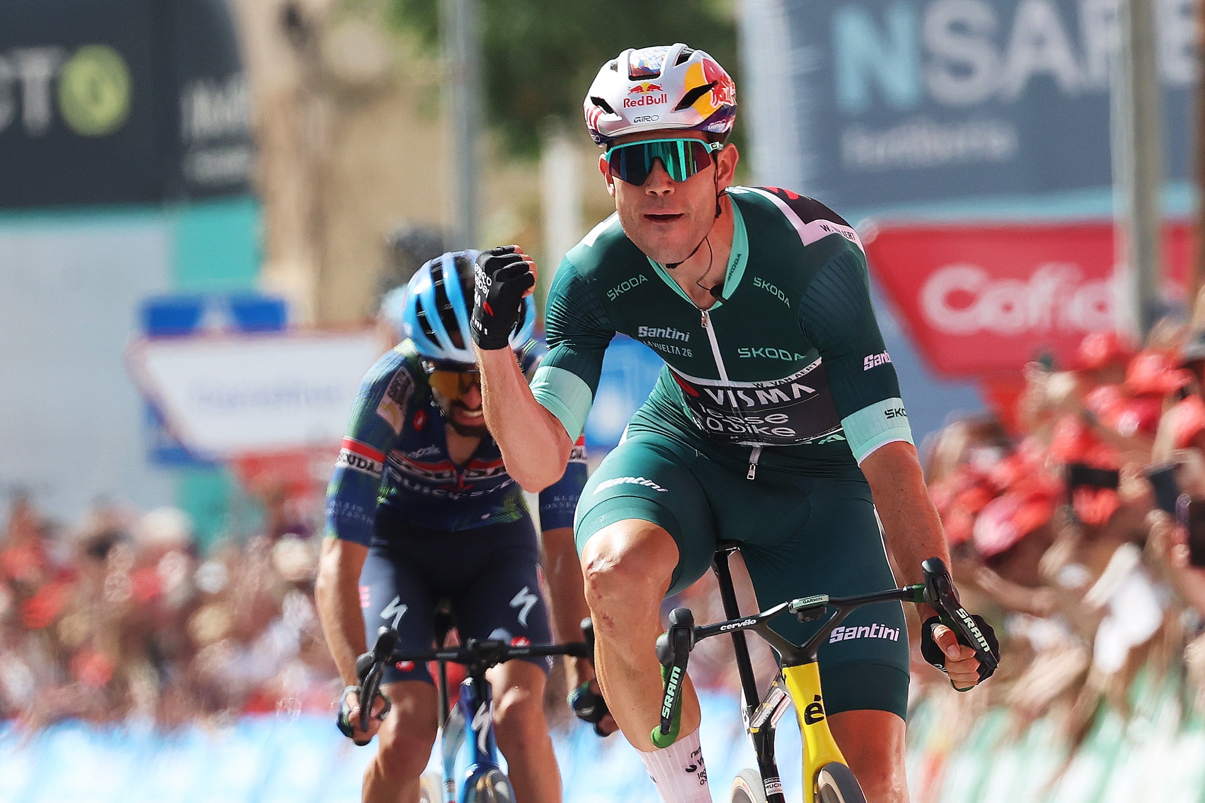 Wout Van Aert wins at the Vuelta (Photo: Alexander Hassenstein/Getty Images)