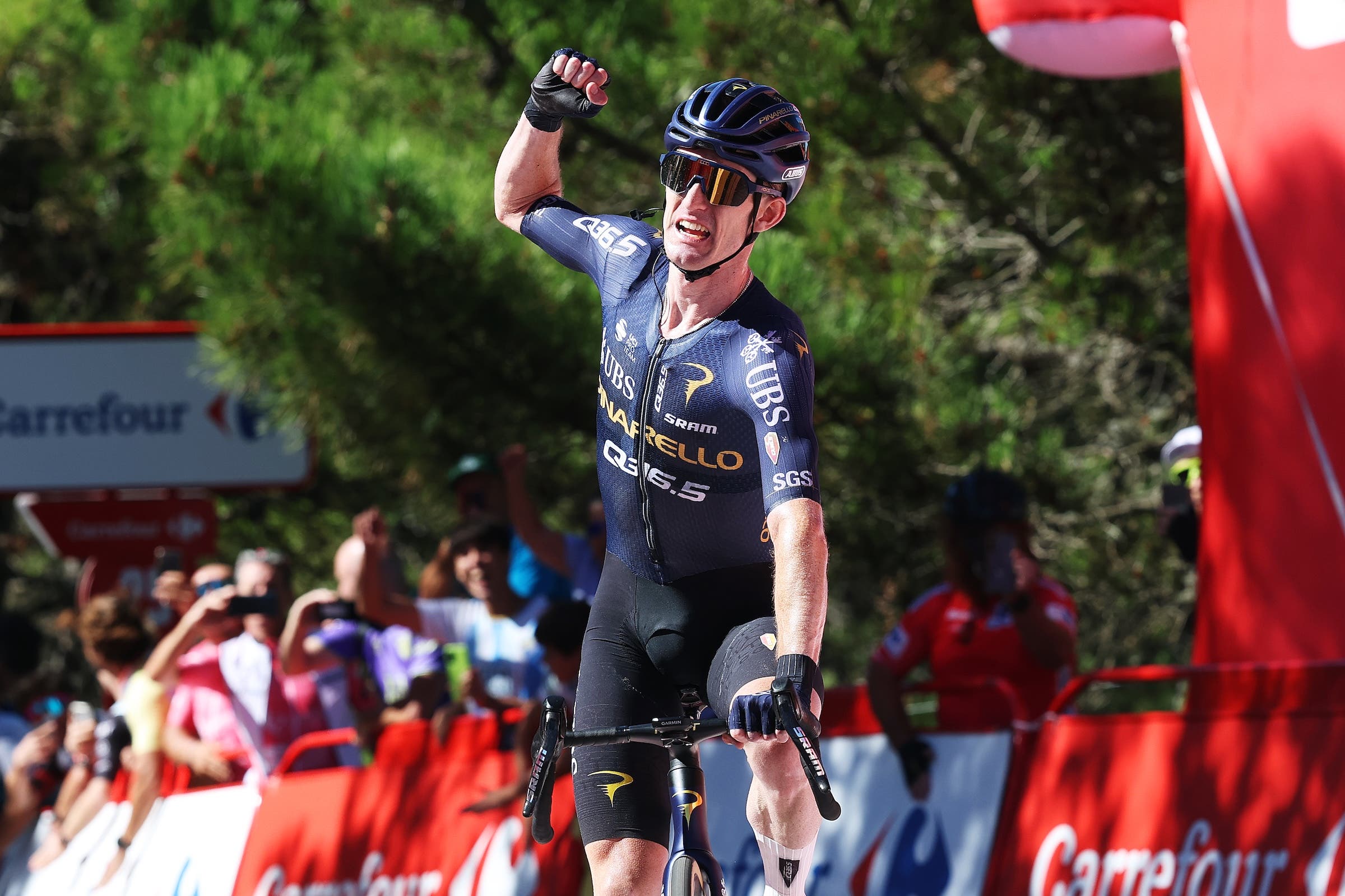 Eddie Dunbar won stage 19 of the Vuelta a España on Friday (Photo: Alexander Hassenstein/Getty Images)