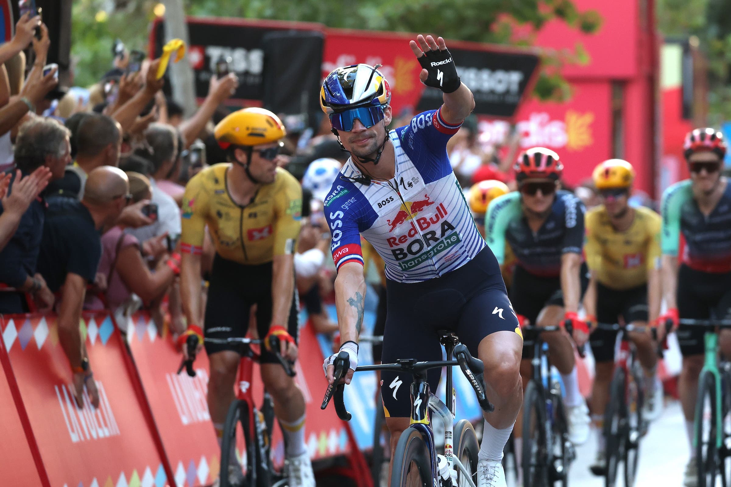 Roglič was delighted with his second place, given how much his preparation had been affected (Photo: Alexander Hassenstein/Getty Images)