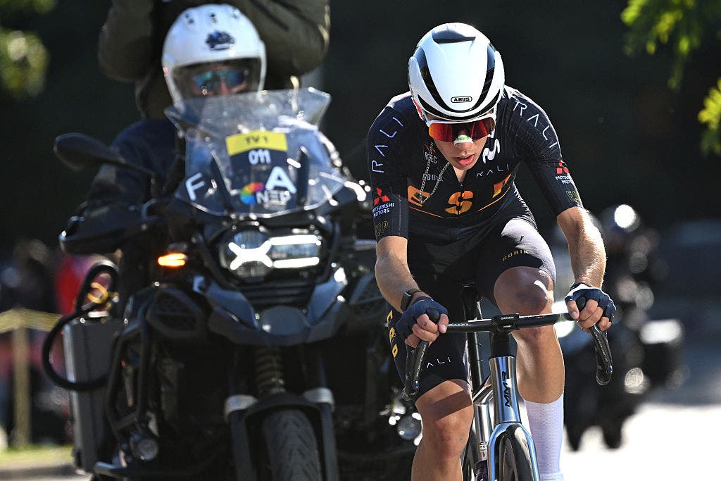 Spain's Benjamín Noval attacked over the Camillien-Houde climb to drive the winning move. 