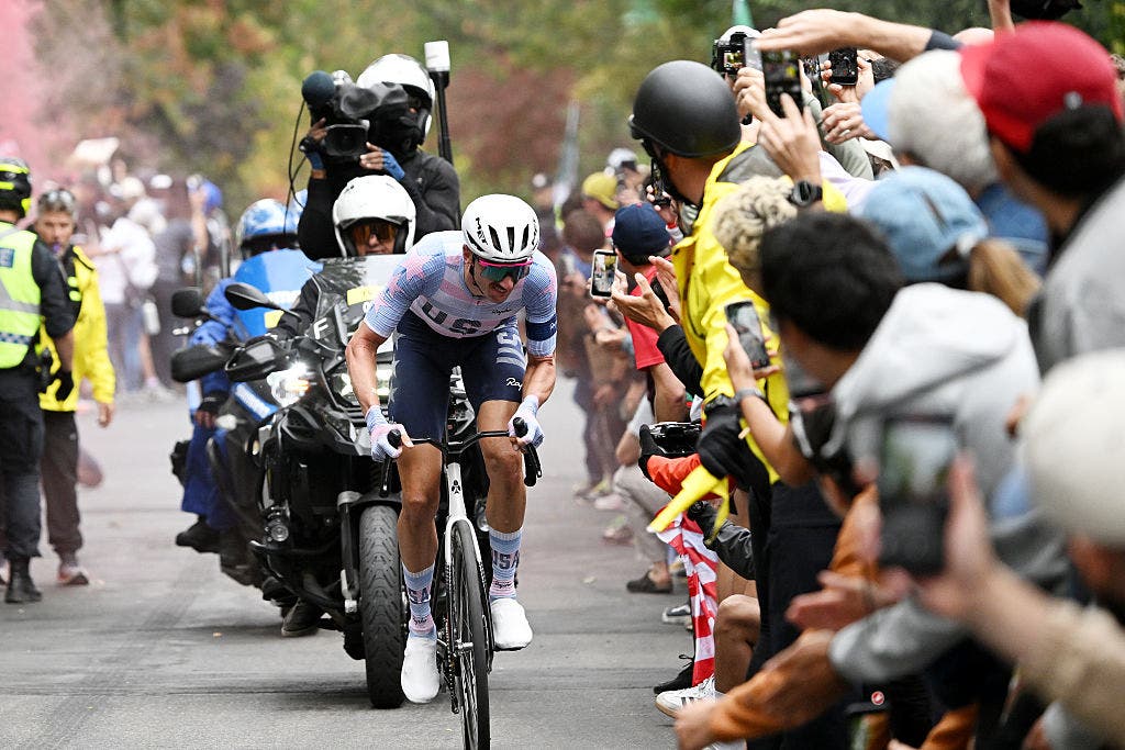 McNulty attacked with just over two laps to go.