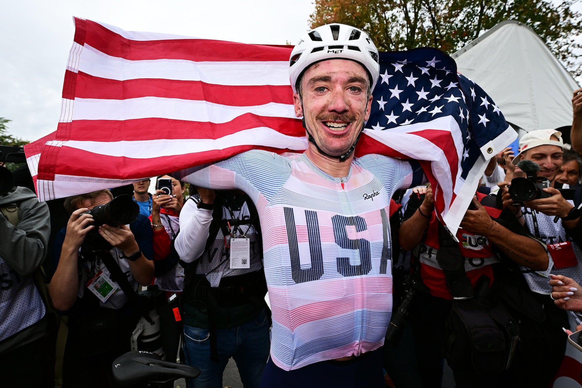 Brandon McNulty wins the UCI road world championships