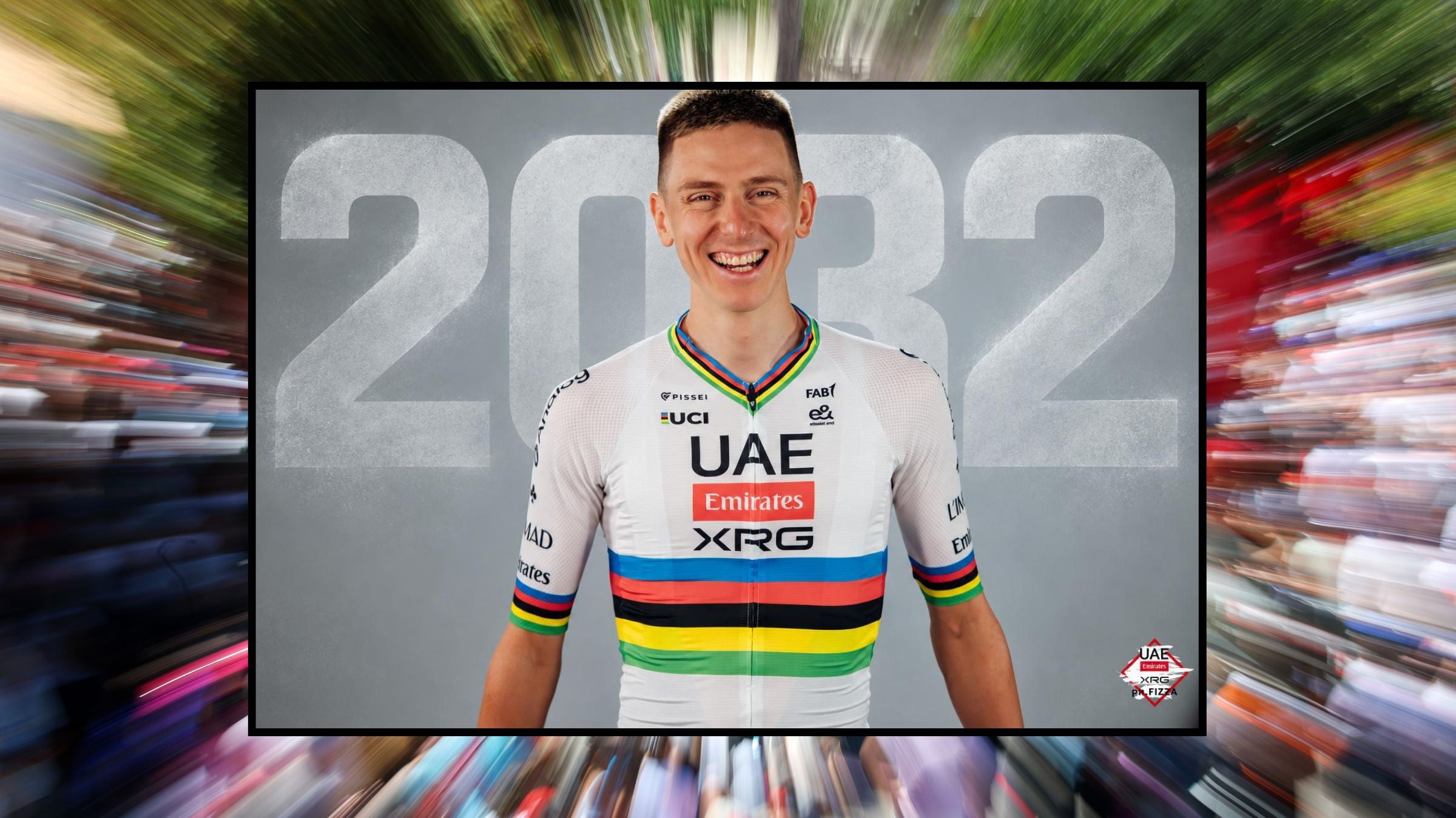 Tadej Pogačar Extends Contract with UAE Emirates Until 2032