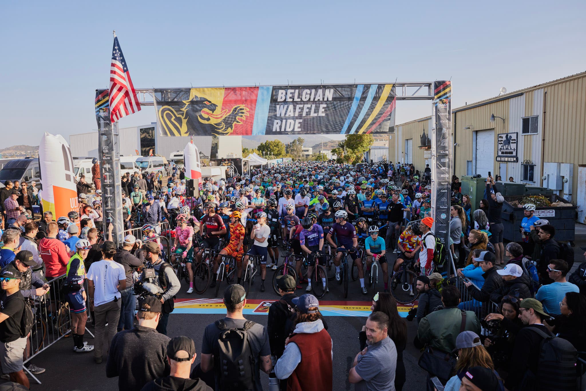 Belgian Waffle Ride Start Line