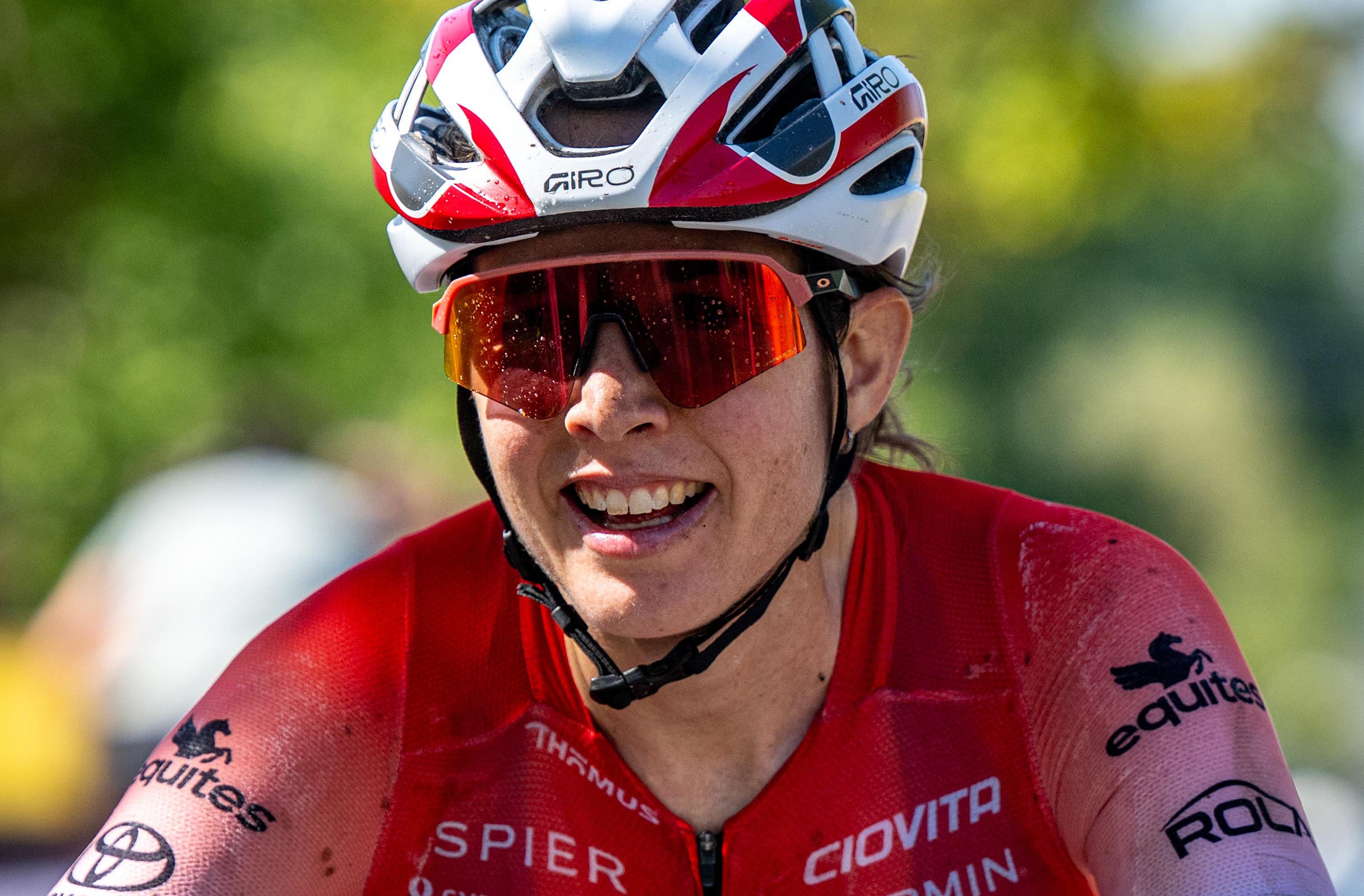 Candice Lill savored her day and her win (Photo: Life Time Grand Prix)