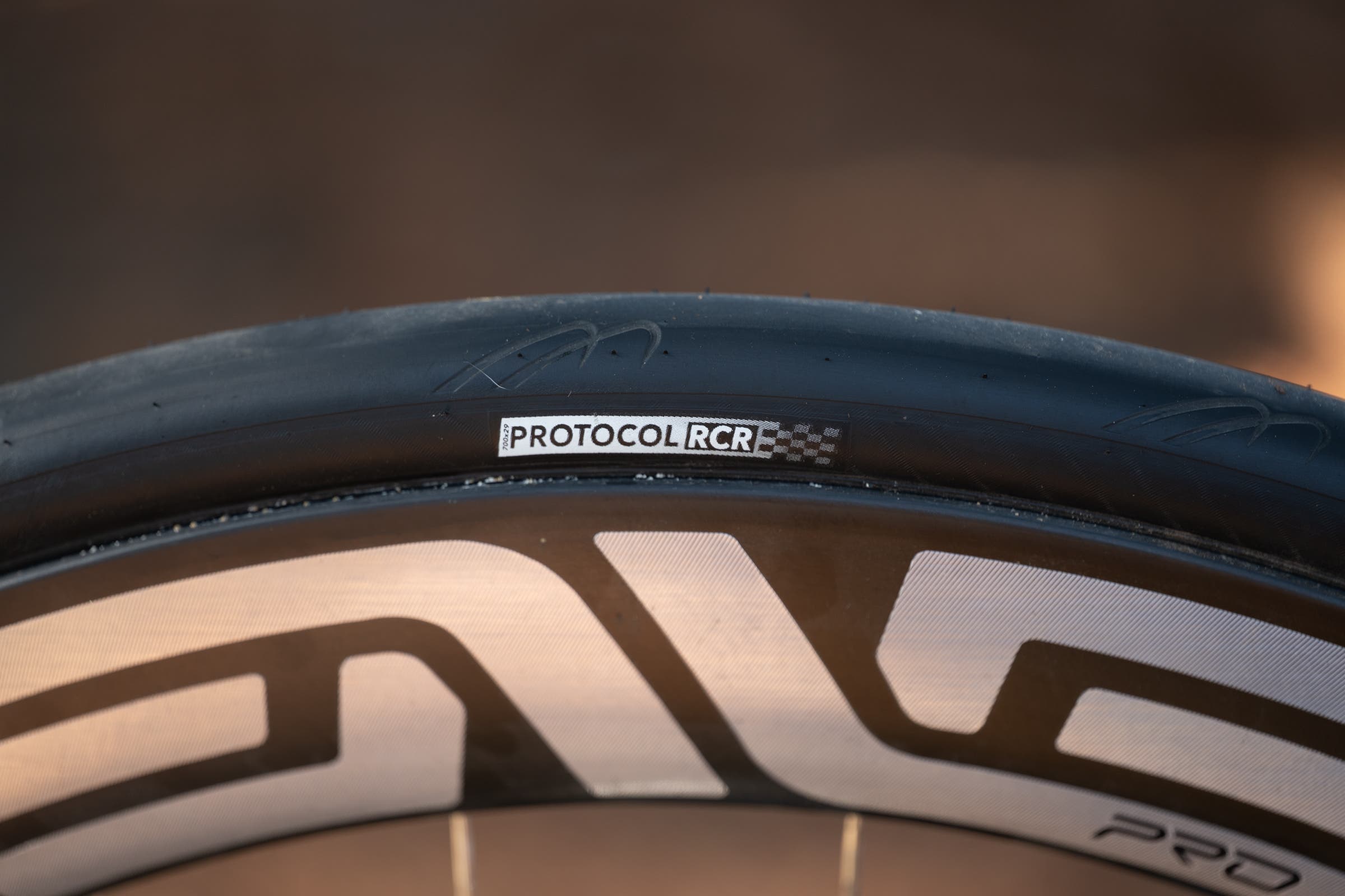 Silca Protocol RCR 29 road tire on an Enve 6.7 Pro wheel