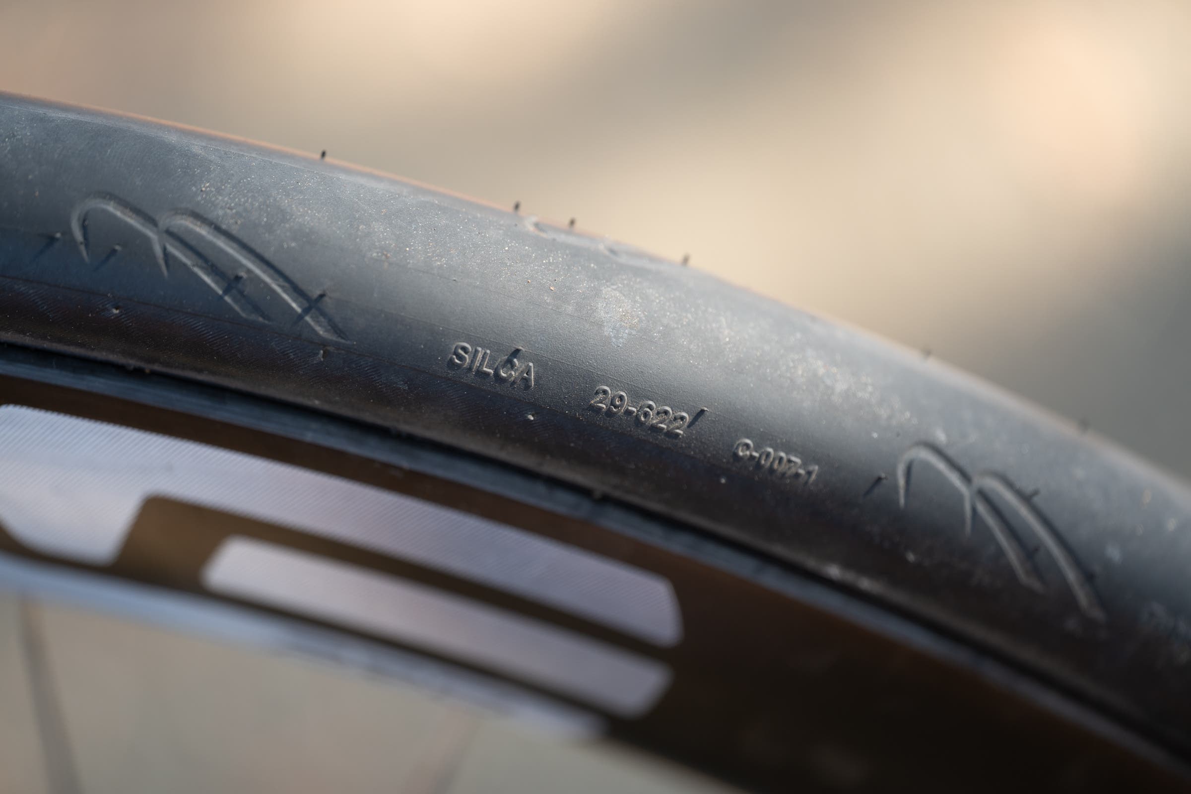 Silca Protocol RCR 29 road tire on an Enve 6.7 Pro wheel