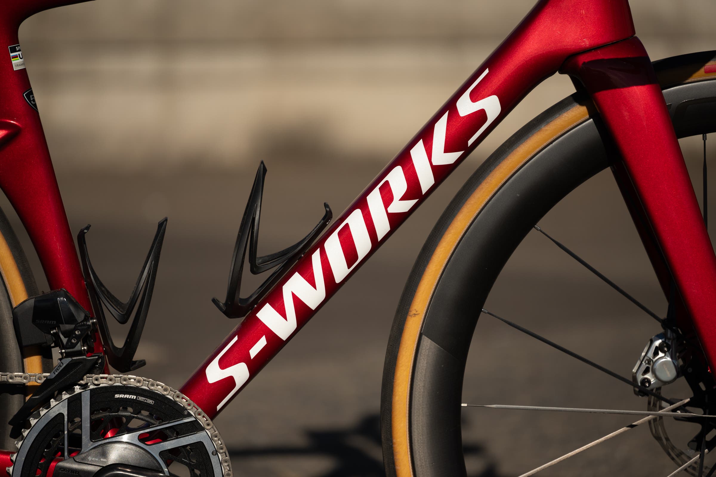 Specialized Tarmac SL9 S-Works with Roval Rapide CLXIII wheels